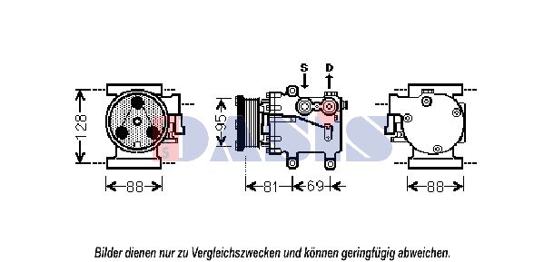 AKS DASIS kompresorius, oro kondicionierius 851832N